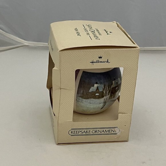 Vintage 1983 Hallmark New Home Satin Ball Keepsake Christmas Ornament - Picture 14 of 16